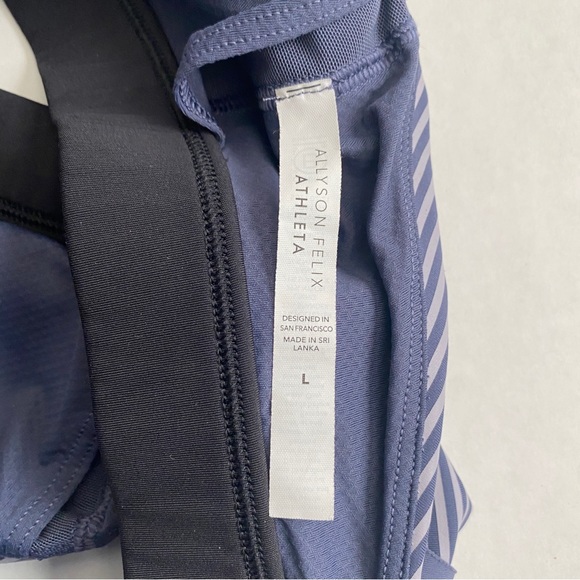 Alyson Felix X Athleta Ultimate Legend Bra - Dusty Blue - Size Large - Picture 8 of 8